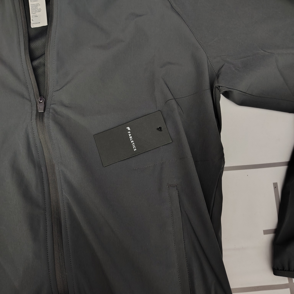 Fabletics Men's Charcoal Windbreaker - Picture 4 of 4